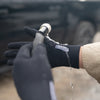 SILVER WATERPROOF GLOVE | BLACK