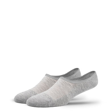 SILVER NO SHOW SOCKS | GREY