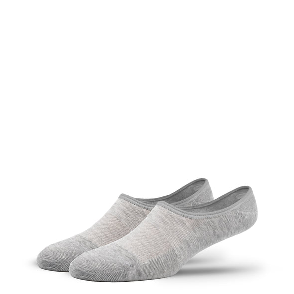 SILVER NO SHOW SOCKS | GREY