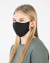 Structured Silver Mask 3 Layer - Black