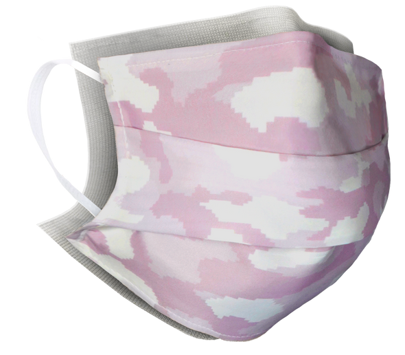 Silver Mask - Pink Camo