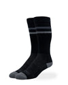 SILVER COMPRESSION KNEE-HIGH SOCKS | BLACK