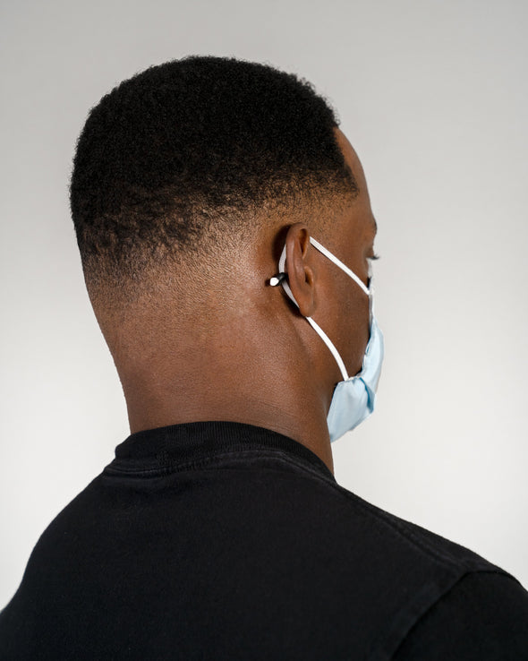Silver Mask - Light Blue