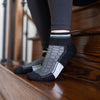 SILVER QUARTER SOCKS | BLACK