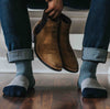 SILVER CREW SOCKS | PIQUE