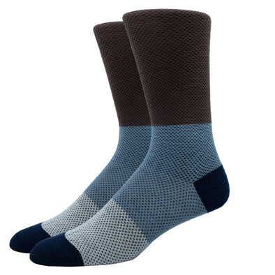 SILVER CREW SOCKS | PIQUE