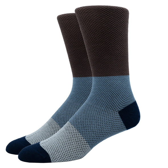 SILVER CREW SOCKS | PIQUE