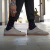 SILVER CREW SOCKS | NIGHT MAUVE