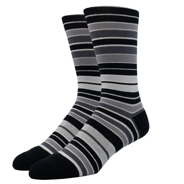 SILVER CREW SOCKS | SHADES OF GREY