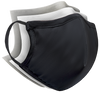 Structured Silver Mask 3 Layer - Black
