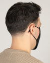 Structured Silver Mask 3 Layer - Black