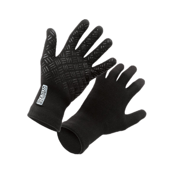 SILVER WATERPROOF GLOVE | BLACK