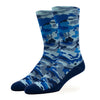 SILVER CREW SOCKS | BLUE CAMO