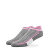 SILVER ANKLE SOCKS | PINK